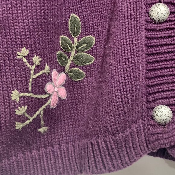 VINTAGE NORTHERN REFLECTIONS EMBROIDERED SWEATER CARDIGANS SIZE L - Picture 8 of 11